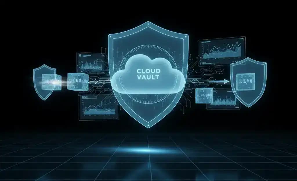 High-end secure backup visualization