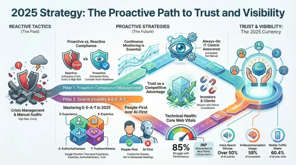 Infographic of common SEO mistakes in 2025