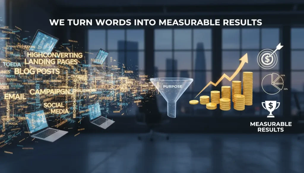 Strategic content written with a purpose – from high-converting landing pages and blog posts to email campaigns and social media.